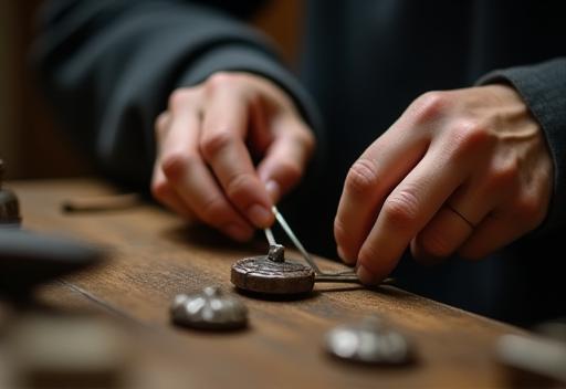Artisan demonstrating a technique.