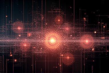Abstract visual representing data and design.
