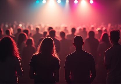 Event crowd.